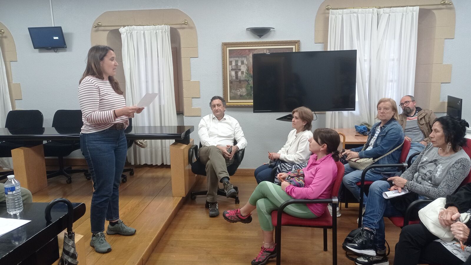 Presentación de los objetivos de la iniciativa a las personas participantes